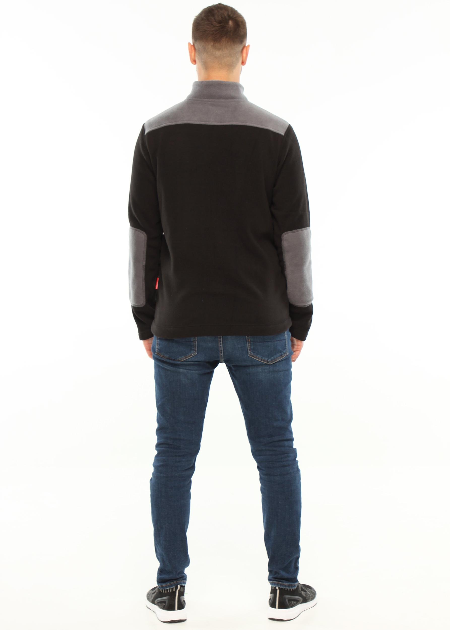 Кофта флісова 180018 р. 52-54 180-191 см Чорний (18001808) - фото 3