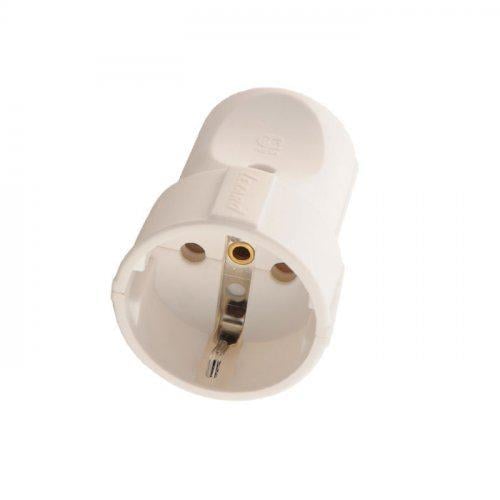 Розетка штепсельна Lezard UPS з заземленням Білий (715-0600-606)