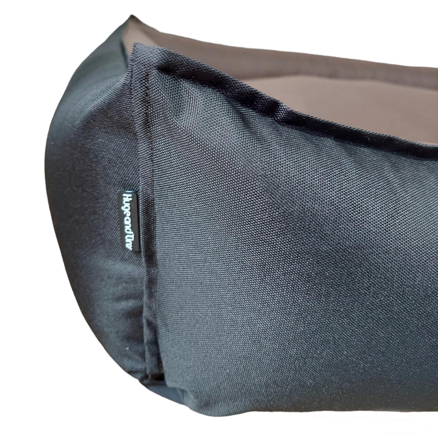 Лежак для собак Huge and Tiny Waterproof с бортами 130x100x26 см Коричневый с черным - фото 11 Лежак для собак Huge and Tiny Waterproof с бортами 130x100x26 см Коричневый с черным - фото 11