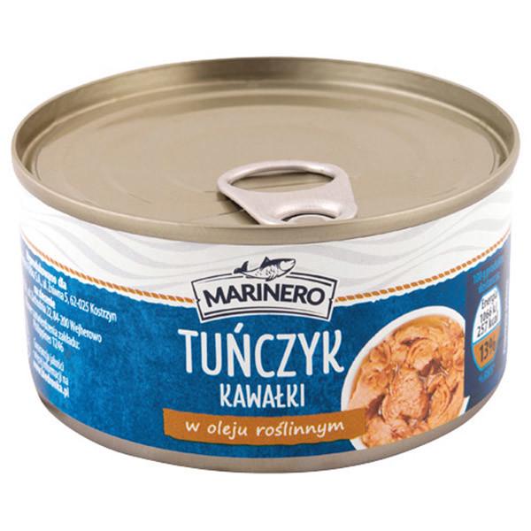 Тунец в масле Marinero Tunczyk kawalki w oleju roslinnym 185 г (950439201)