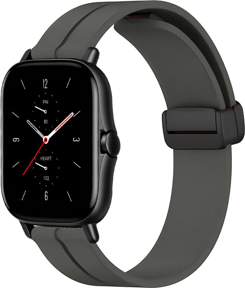 Ремінець для смарт-годинників Rysta для Amazfit GTS 2e Dark Grey (41655-25)