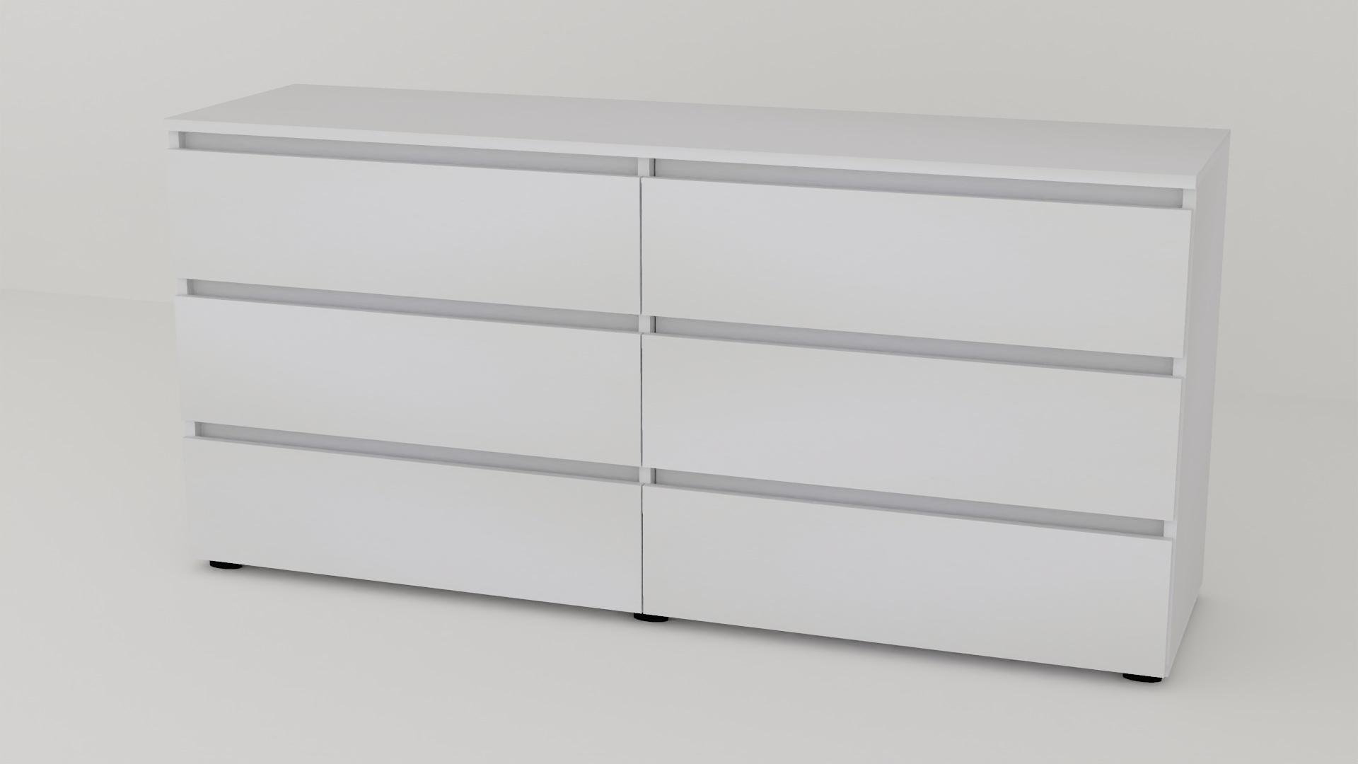 Комод Алекса СН-33/45 160х45х75 см Білий - фото 1 Комод Алекса СН-33/45 160х45х75 см Білий - фото 1