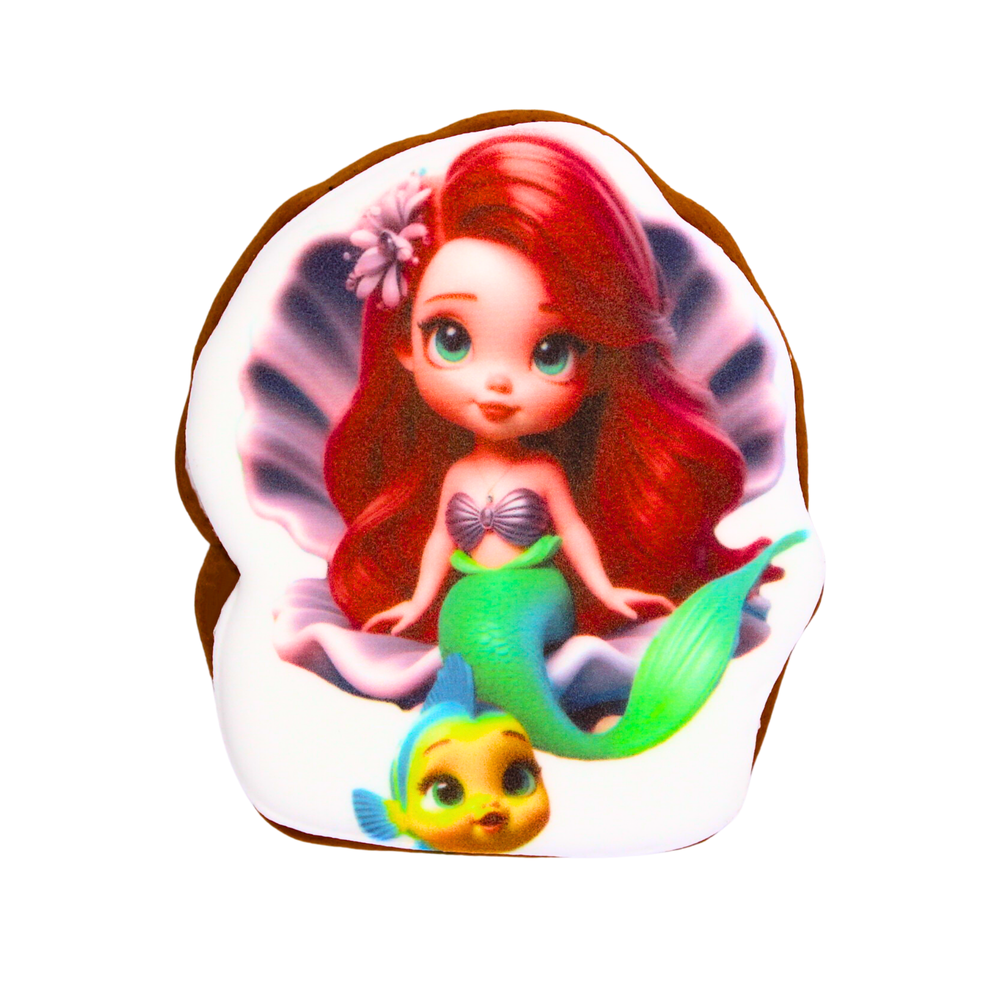 Пряник с принтом Крафт Печиво Русалочка Ариэль 45 г