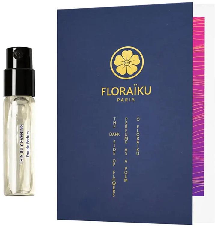 Парфюмированная вода унисекс Floraiku This July Evening 1,5 мл пробник (380412)