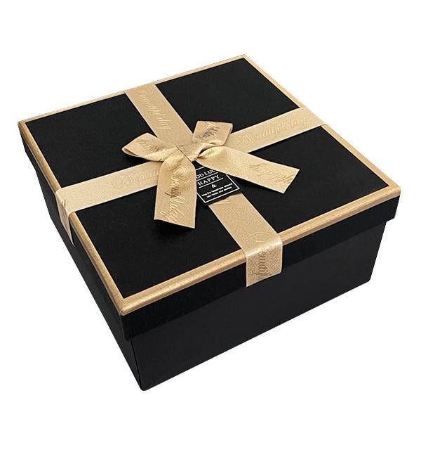 Подарочная коробка Square 175x175x8 см Black (1353801)