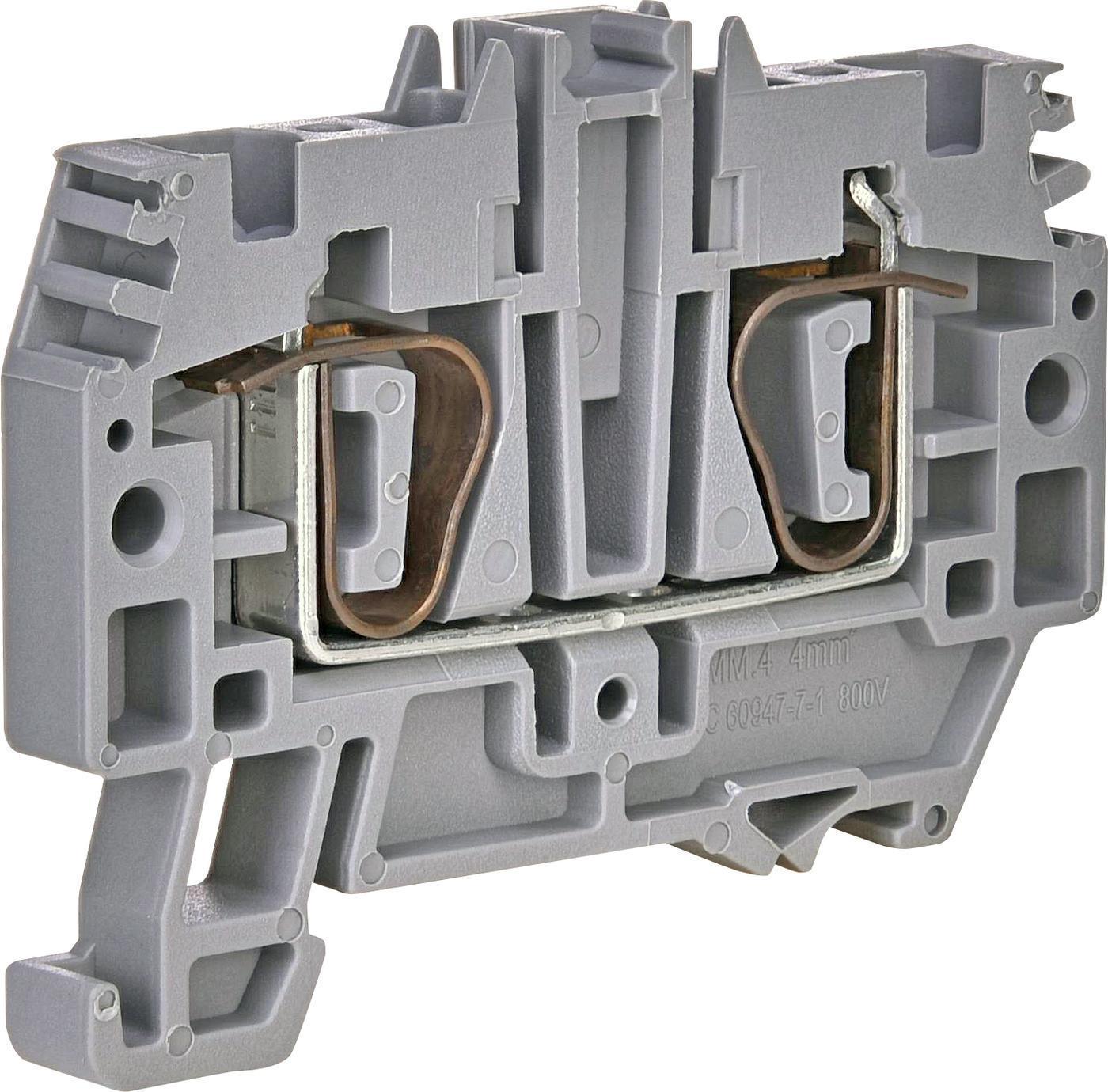 Клема пружинна ETI ESP-HММ.4 4 мм2 Сірий (3903132)