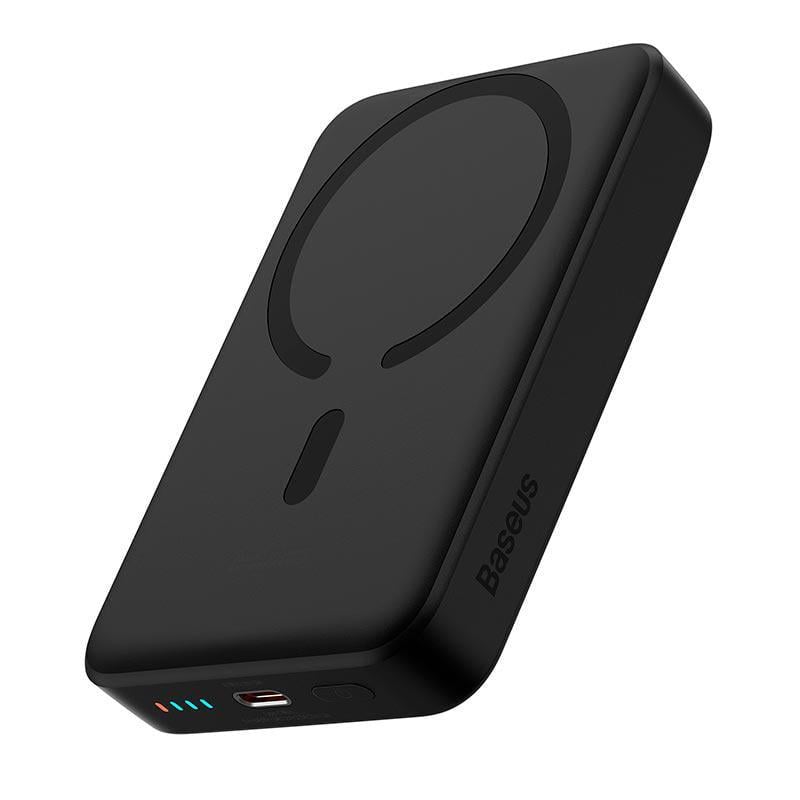 Повербанк BASEUS Magnetic Mini Wireless Fast Charge 10000 mAh Type-C 30 W 3 A Black PPCX110201 (589434)