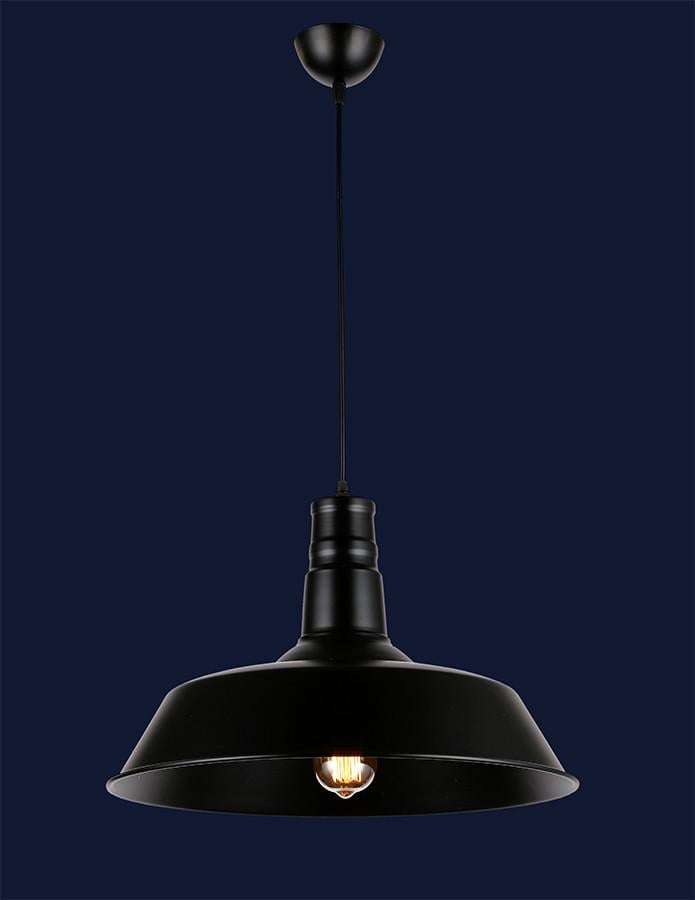 Підвісний світильник Levistella 7546452-1 460 із металевим конусним плафоном Чорний (2172278223) - фото 2 Підвісний світильник Levistella 7546452-1 460 із металевим конусним плафоном Чорний (2172278223) - фото 2