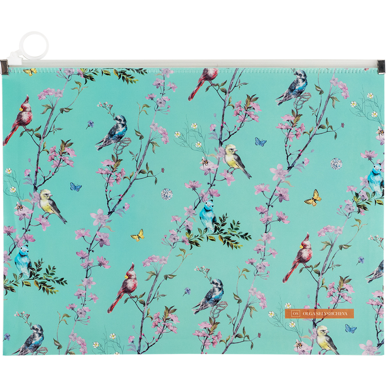 Папка на молнии zip-lock А4+ Axent OS Spring (1497-33-A)