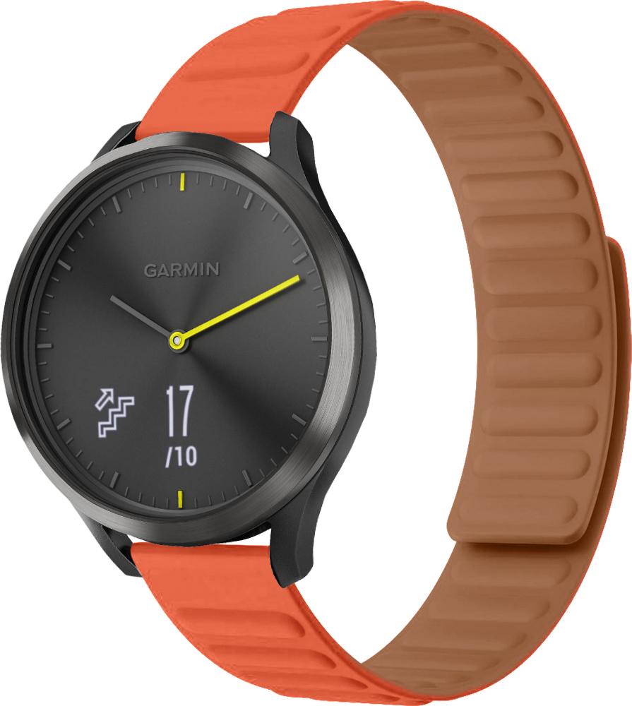Ремешок Magneter для Garmin Vivomove HR Orange (26610-2C)