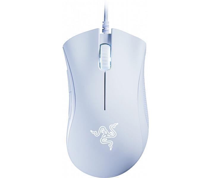 Комп'ютерна мишка дротова ігрова Razer DeathAdder Essential Білий (RZ01-03850200-R3M1)