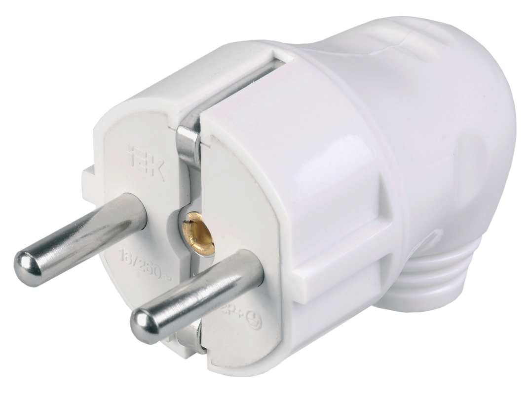 Вилка бытовая УЕК впу11-01-Ст угловая с заземлением пластик 16A IP20 (EVP11-16-01-K01) Вилка бытовая УЕК впу11-01-Ст угловая с заземлением пластик 16A IP20 (EVP11-16-01-K01)