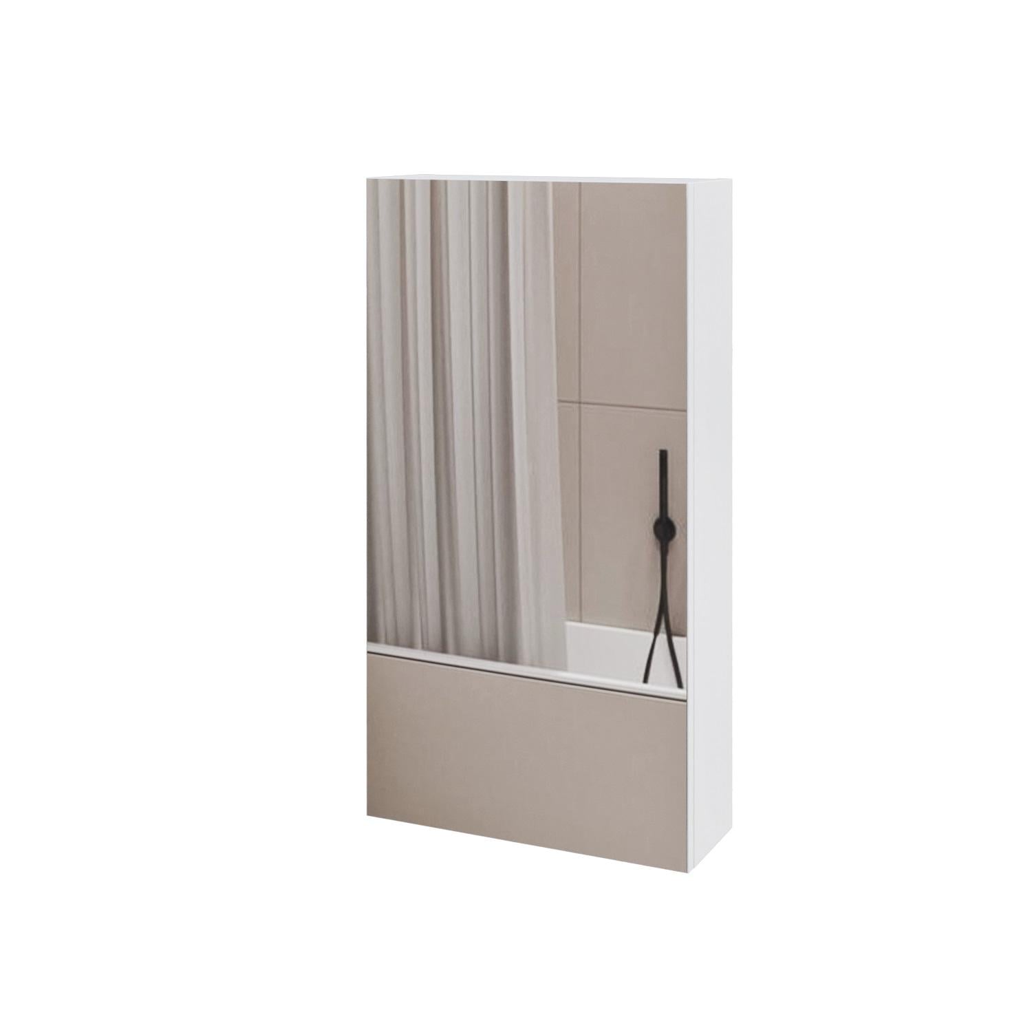 Шафа підвісна дзеркальна MEBLIBUD ERICA правостороння/лівостороння 40 см (41941/2)