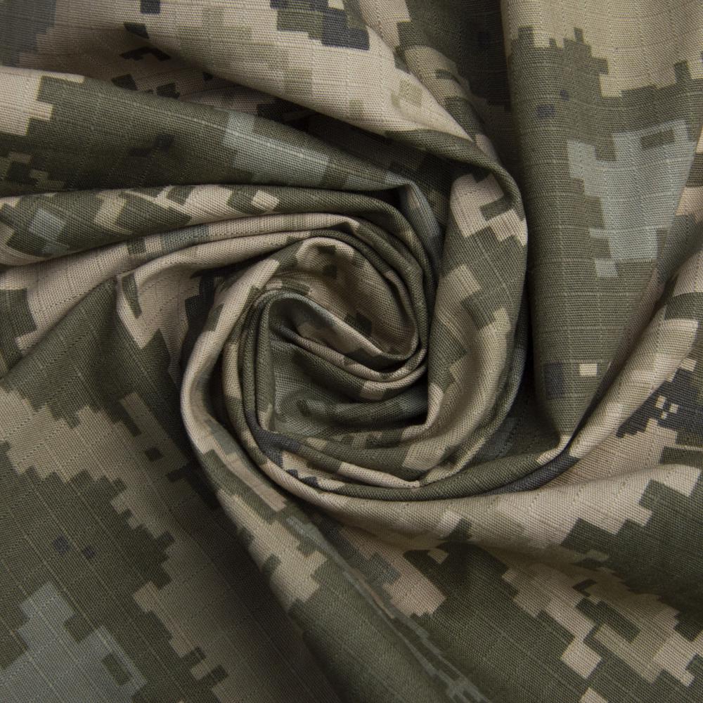 ТКАНИ РИП-СТОП стрейч камуфляж ВСУ Пиксель (24743)