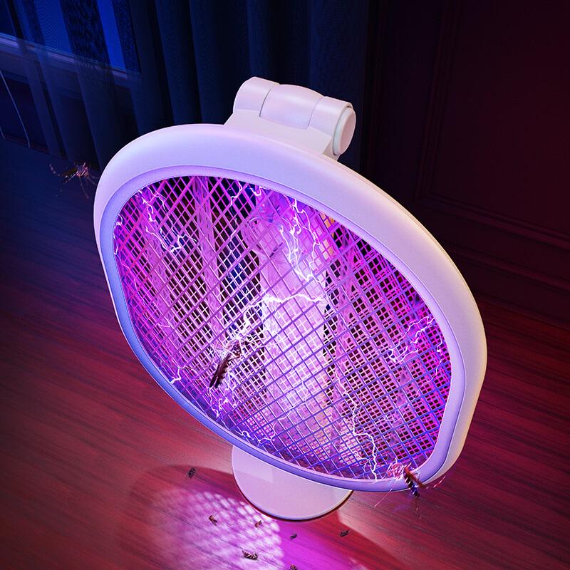 Электрическая мухобойка Usams Folding Digital Display Electric Mosquito Racket US-ZB231 (06e4b46a) - фото 5