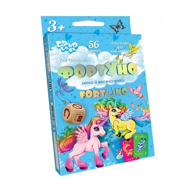 Настільна гра дитяча розвиваюча "ФортУно Cute Unicorns" UF-04-01U