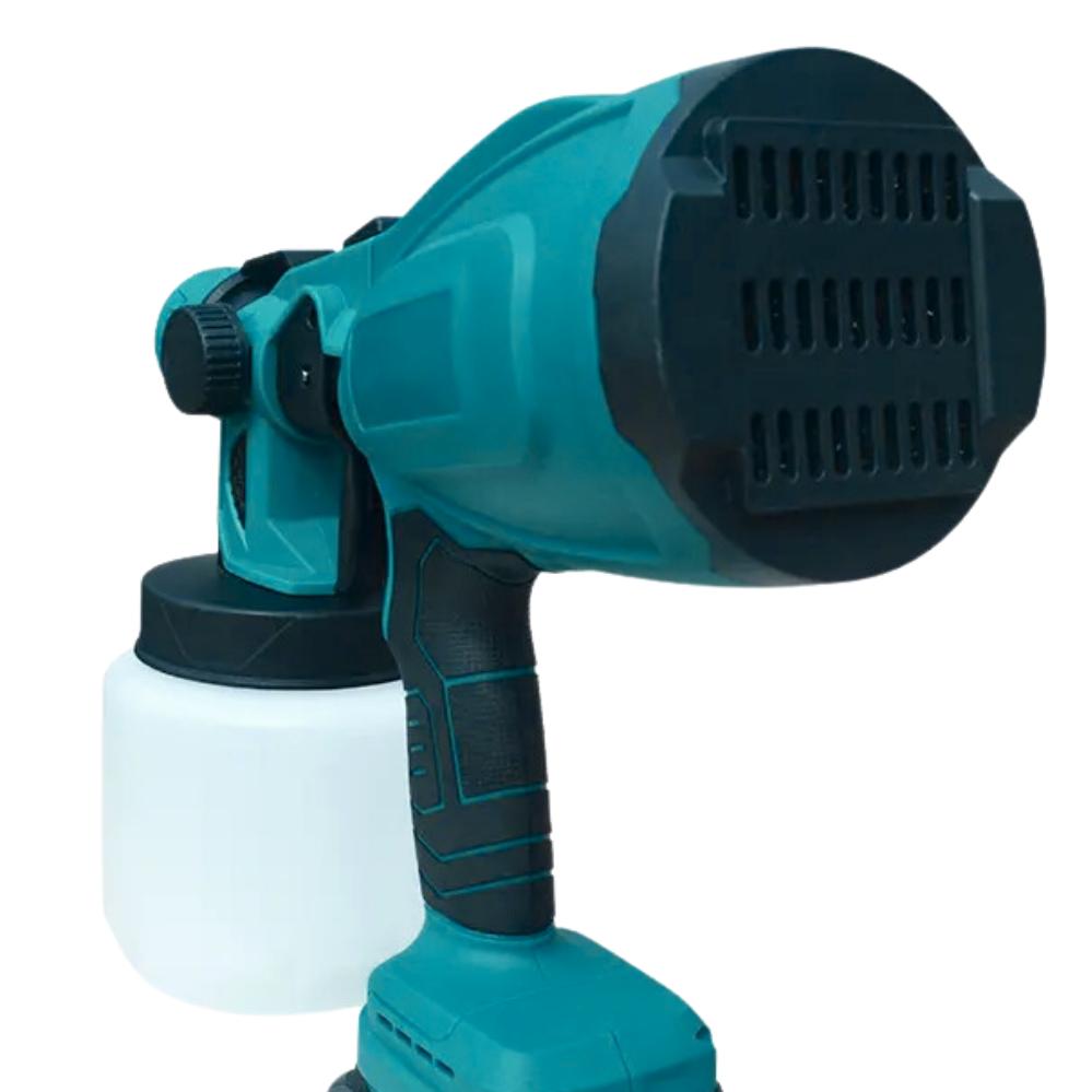 Фарбарозпилювач портативний з 2-ма акумуляторами 18 В та регулюванням ширини 1000 мл (120.1321) - фото 8