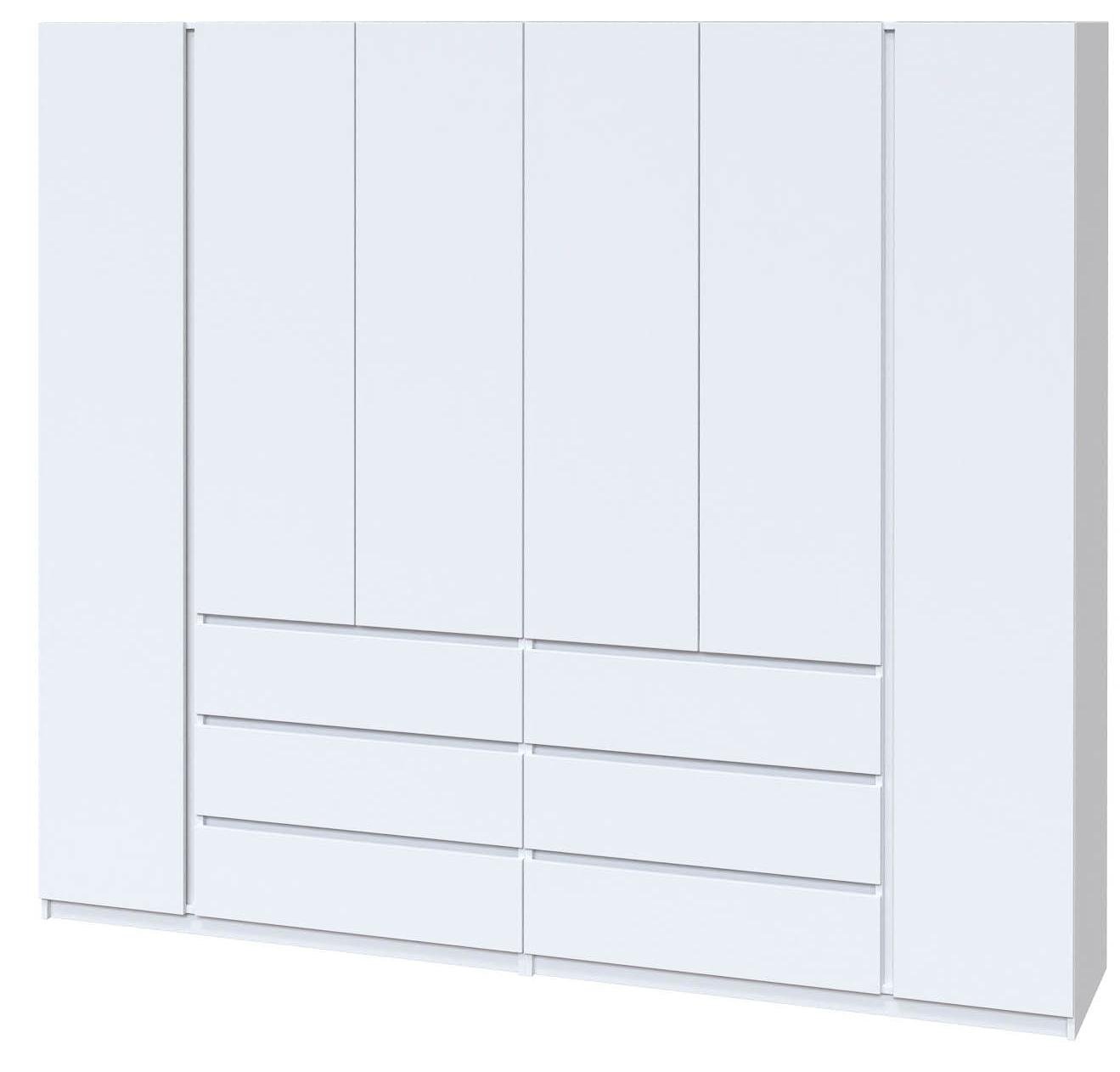 Шафа Майстер Форм Брайт з ящиками 2400х520х2000 мм Білий (32425) - фото 4 Шафа Майстер Форм Брайт з ящиками 2400х520х2000 мм Білий (32425) - фото 4