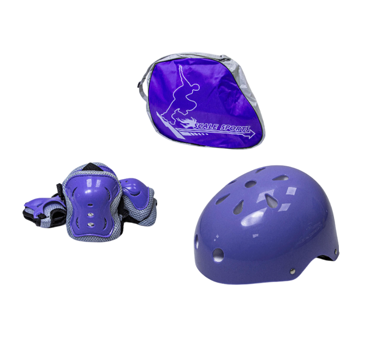 Комплект роликов детский Scale Sports колеса светящиеся стелька 18-20,5 см р. 30-33 Purple (1082373942) - фото 2 Комплект роликов детский Scale Sports колеса светящиеся стелька 18-20,5 см р. 30-33 Purple (1082373942) - фото 2