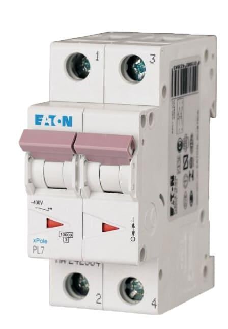 Автоматический выключатель Eaton Moeller 1A 10kA 2 полюса тип C PL7-C1/2 (42483)