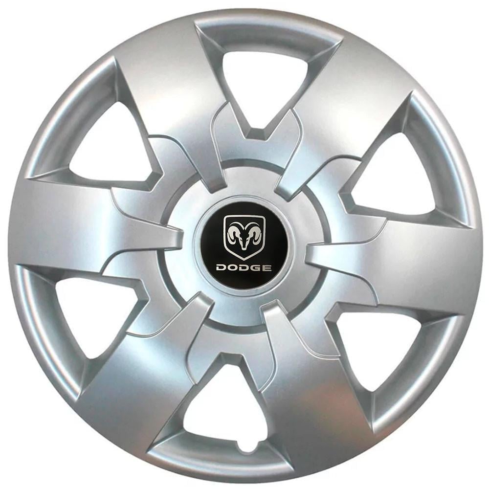 Колпаки SJS с логотипом Dodge 413 R16 4 шт. Серебряный (31008921)