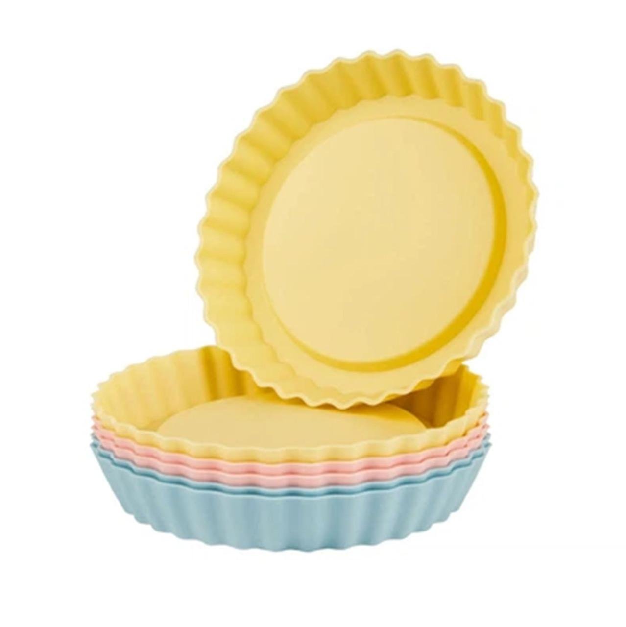 Набор силиконовых форм для тарталеток Livarno Home d 12 см 6 шт. (2848077005)