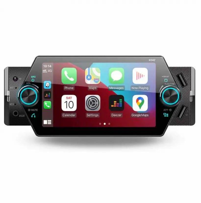 Автомагнітола з FM тюнером RGB підсвічуванням та пультом 4х50 Вт/TFT 1Din 5''/USB microSD Bluetooth PA 455U 480x800