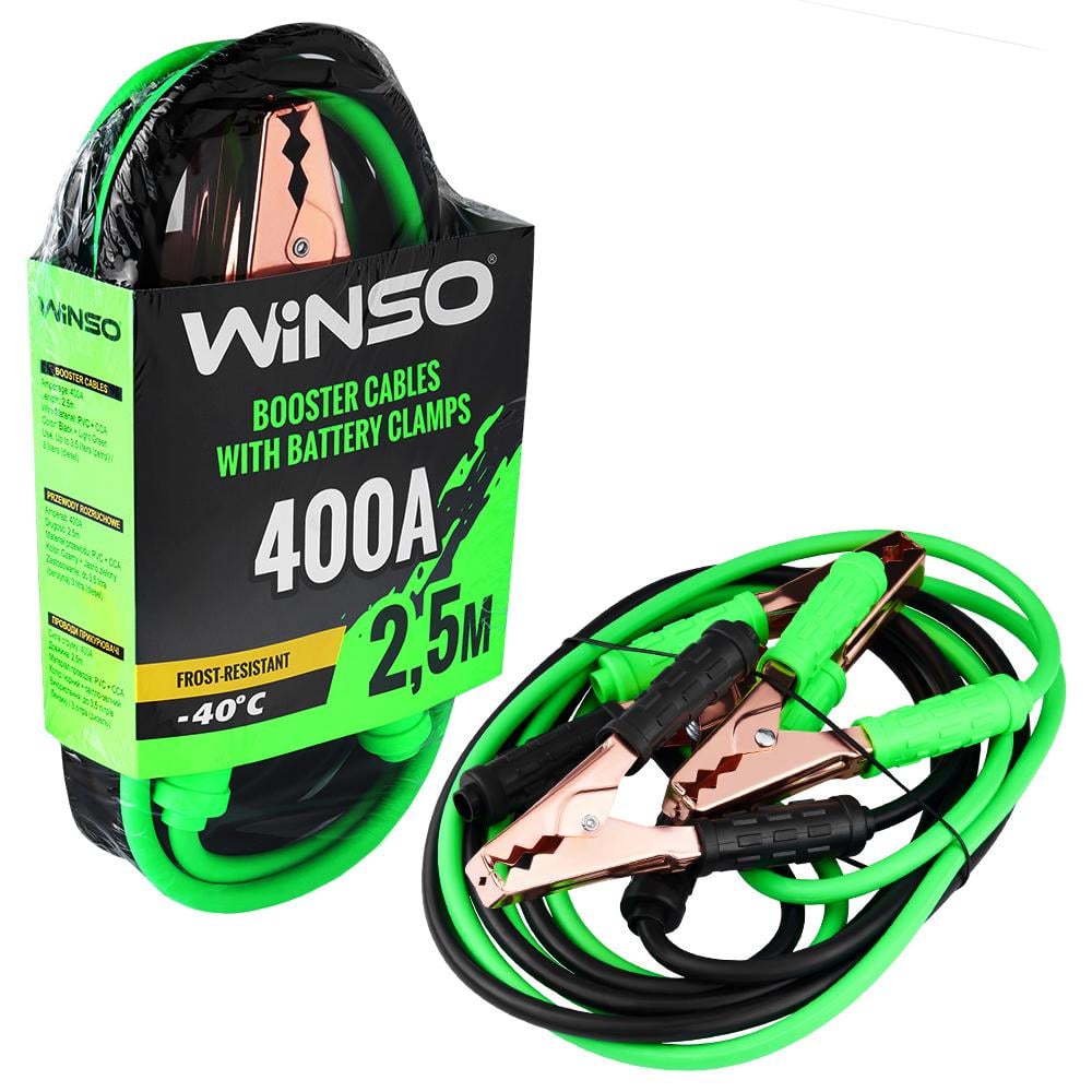Провода-прикуриватели Winso 400А, 2,5м 138410