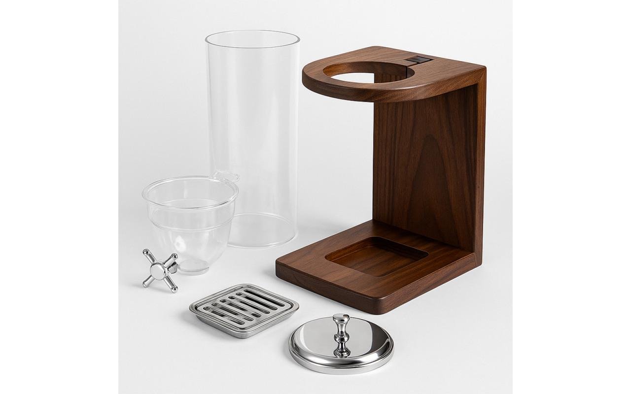 Котейнер для сыпучих продуктов VIO на деревянной подставке 8 л (29690824) - фото 2 Котейнер для сыпучих продуктов VIO на деревянной подставке 8 л (29690824) - фото 2