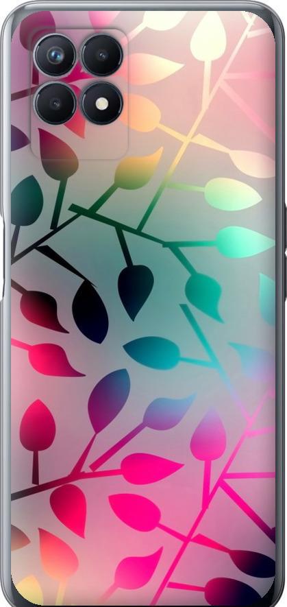 Чехол на Realme Narzo 50 Листья (2235u-3066-42517)
