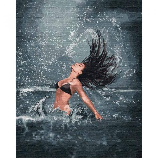 Набор для росписи по номерам Идейка Обладательница моря 40х50 см (КНО4744-mt)