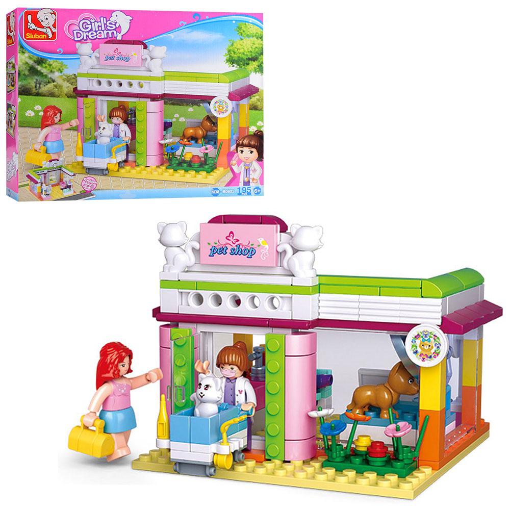 Конструктор Sluban M38-B0602 Girls Dream зоомагазин 195 дет.