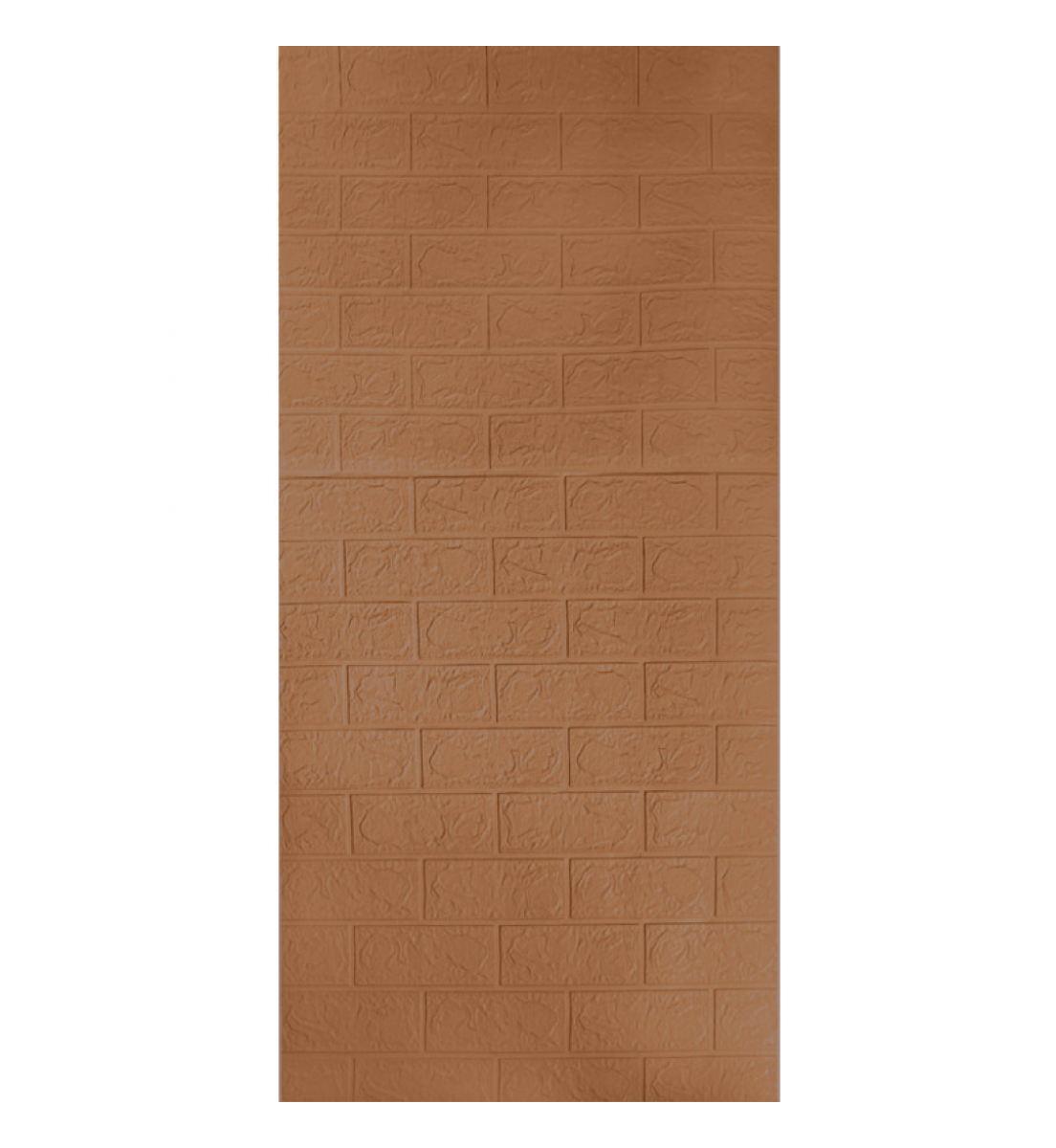 3D-панель под кирпич самоклеющаяся 20000x700x3 мм Коричневый