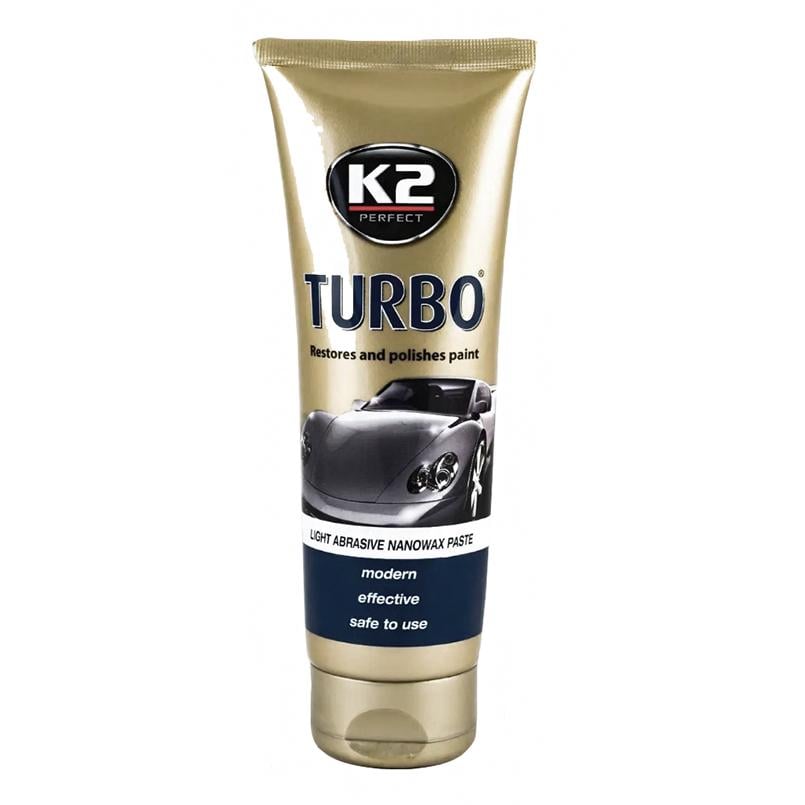 Восковая паста для полировки K2 Perfect Turbo восстановление блеска 230 г (EK004)