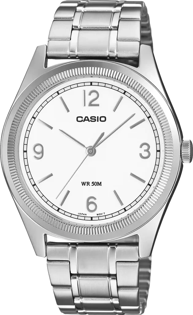 Мужские наручные часы Casio Timeless Collection MTP-B210D-7A со стальным корпусом Белый (3139706458)