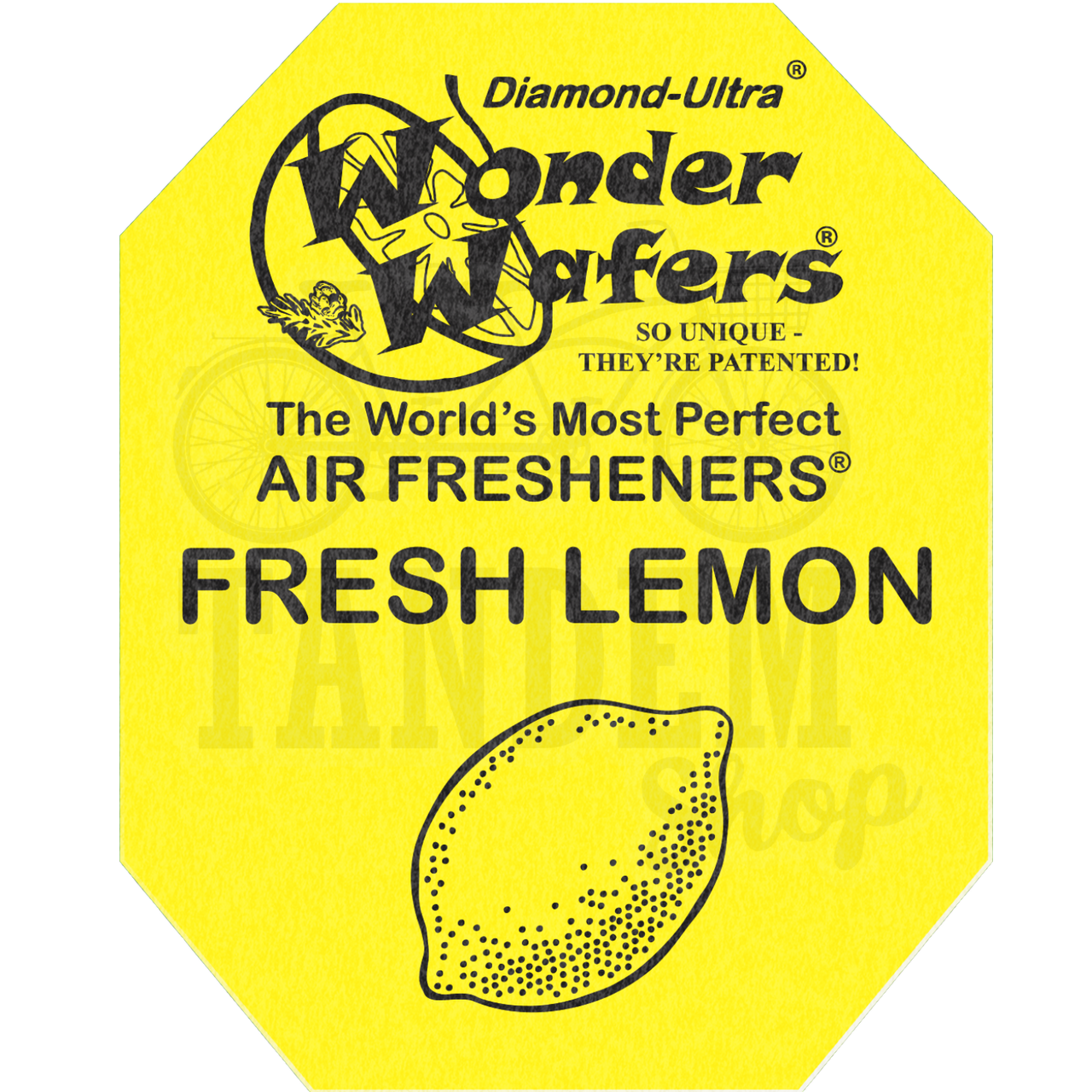 Ароматизатор у пластинці Wonder Wafers Fresh Lemon 65x50 мм