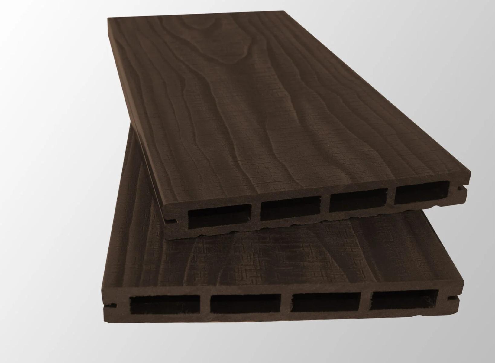 Терасна дошка ДПК Tardex WoodLux Step 3D Vintage 155х25х2200 мм Mokka (28838395) - фото 1 Терасна дошка ДПК Tardex WoodLux Step 3D Vintage 155х25х2200 мм Mokka (28838395) - фото 1