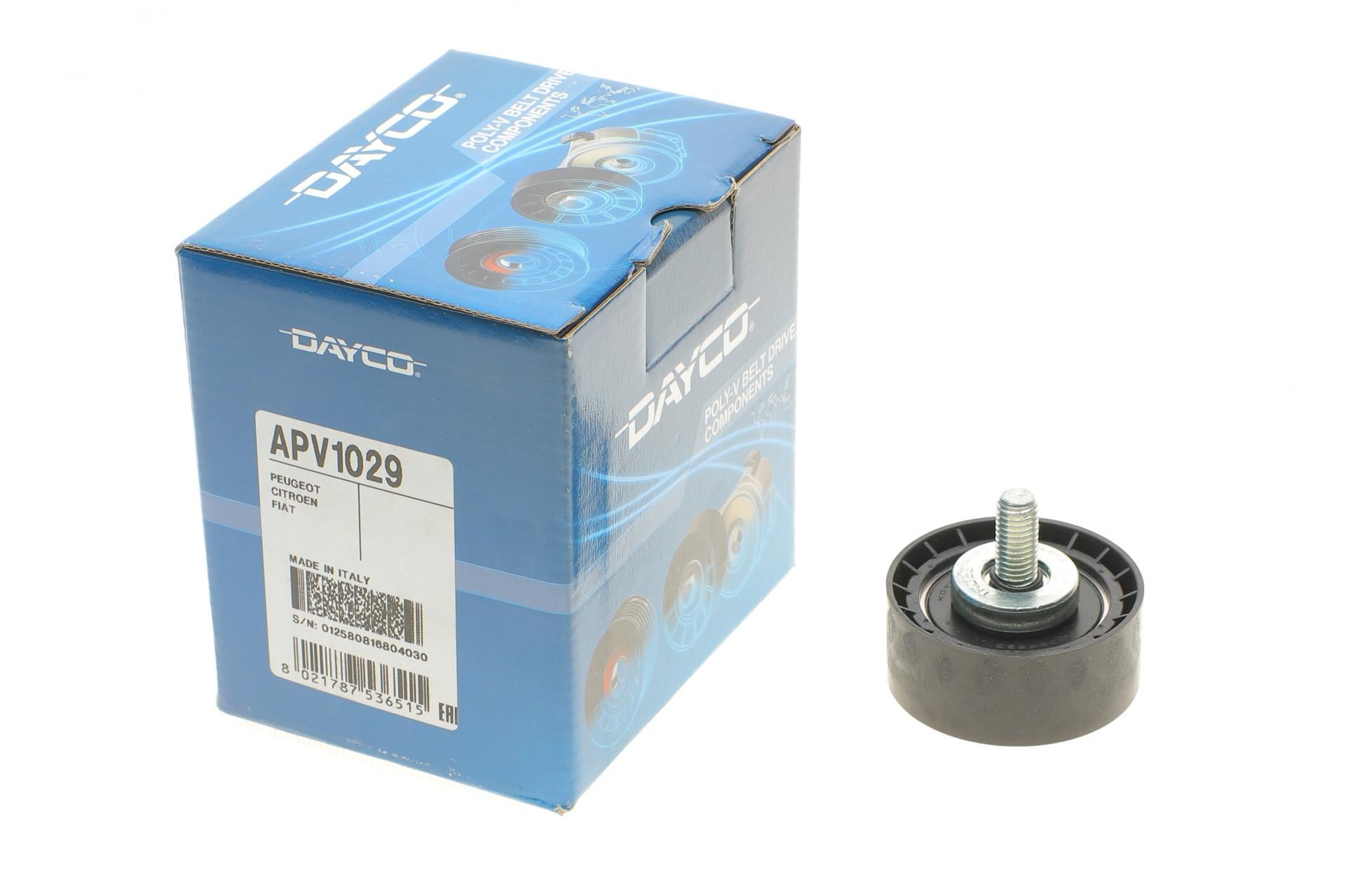 Ролик генератора DAYCO Citroen 1.9D паразитный 59,6х25 мм (APV1029 DAYCO)