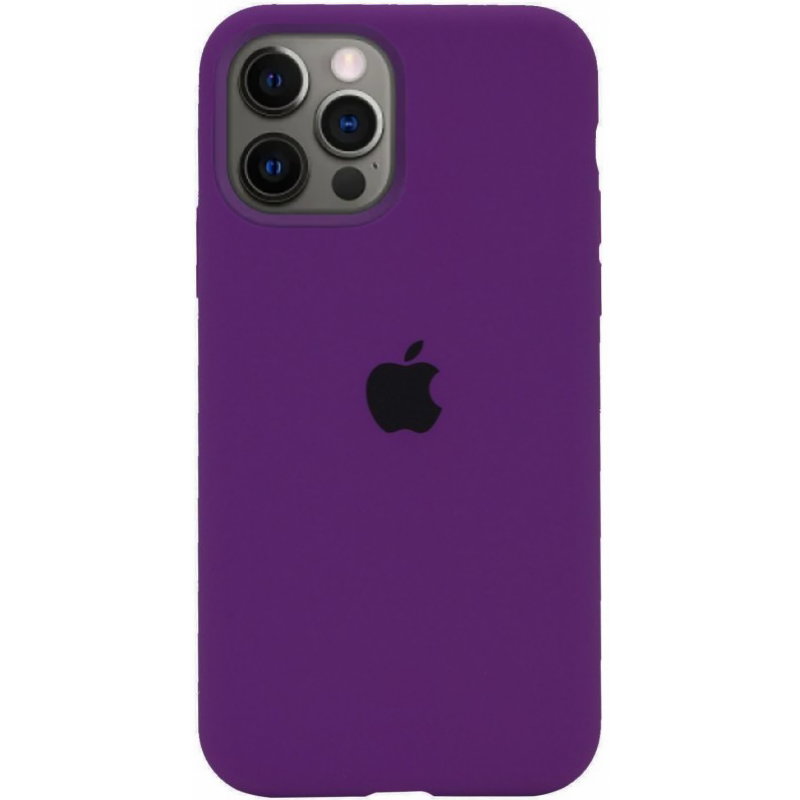 Чохол GoVern Silicone Case Full для Apple iPhone 12 Pro Max Purple - фото 1