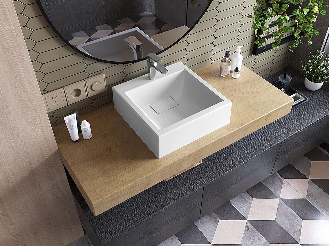 Умывальник накладной Status Neil 40 White (33355805)