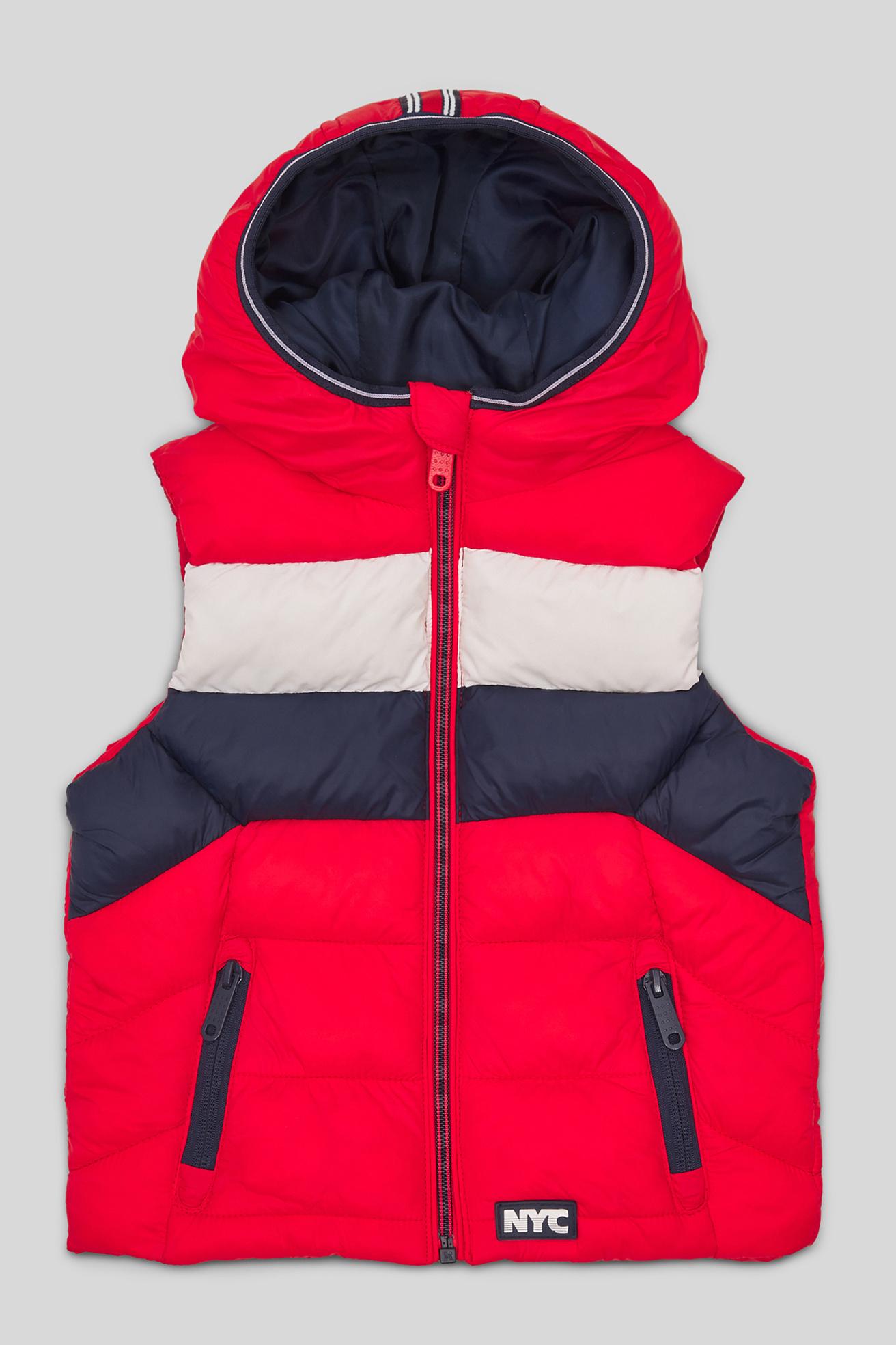 Жилетка для мальчика C&A размер 98 см Красный/Синий (2073855)