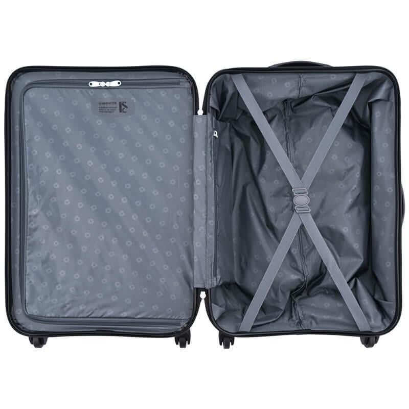 Валіза Wenger Amplar середня пластик 4 колеса 61 л Чорний (653146) - фото 13 Валіза Wenger Amplar середня пластик 4 колеса 61 л Чорний (653146) - фото 13