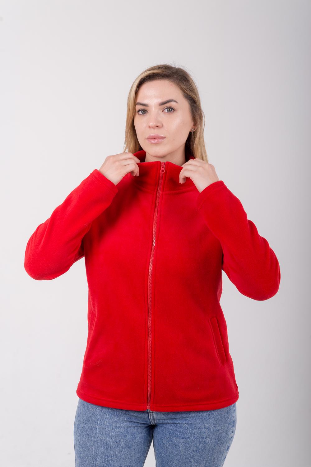 Кофта жіноча флісова 9158 XS Червоний (30567676)