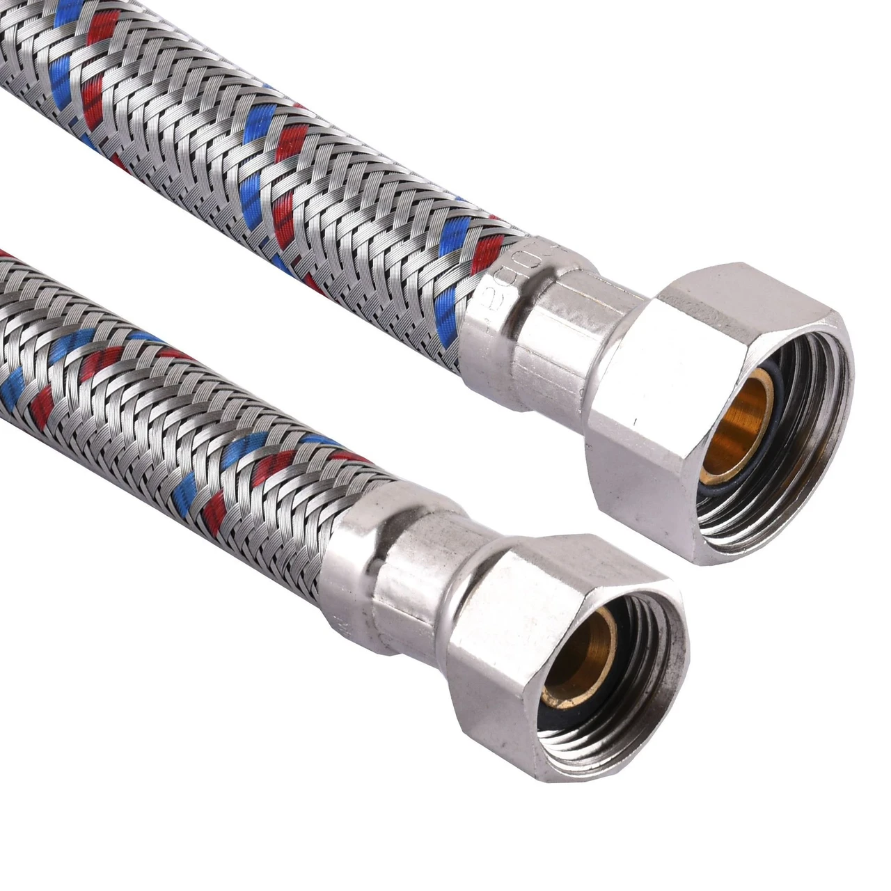 Шланг водяной из нержавеющей стали Solomon 3/8"х1/2" ВВ 0,5м (HS30)