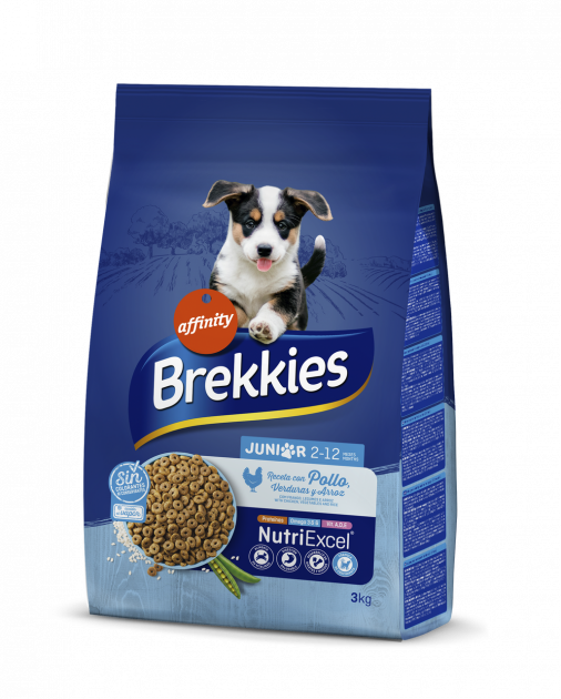 Корм сухий для цуценят Brekkies Dog Junior з куркою та овочами 3 кг (11232696)