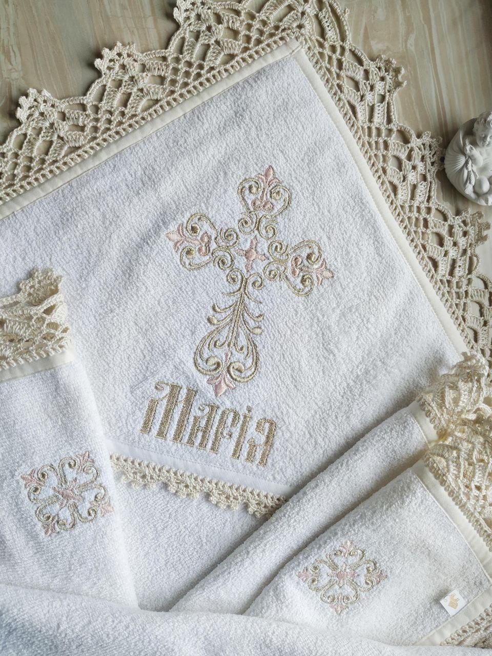 Крыжма крестильная с кружевом ручной работы Любовь Богородицы (2192543337) - фото 4 Крыжма крестильная с кружевом ручной работы Любовь Богородицы (2192543337) - фото 4