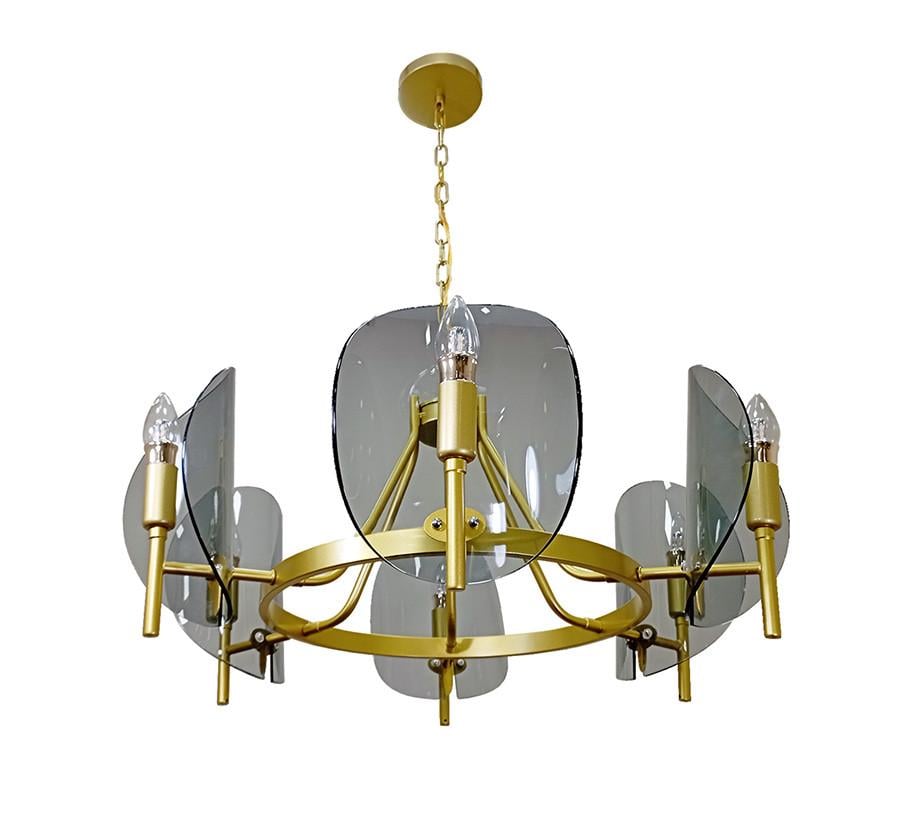 Люстра 756LPR0032-6 GD/BK