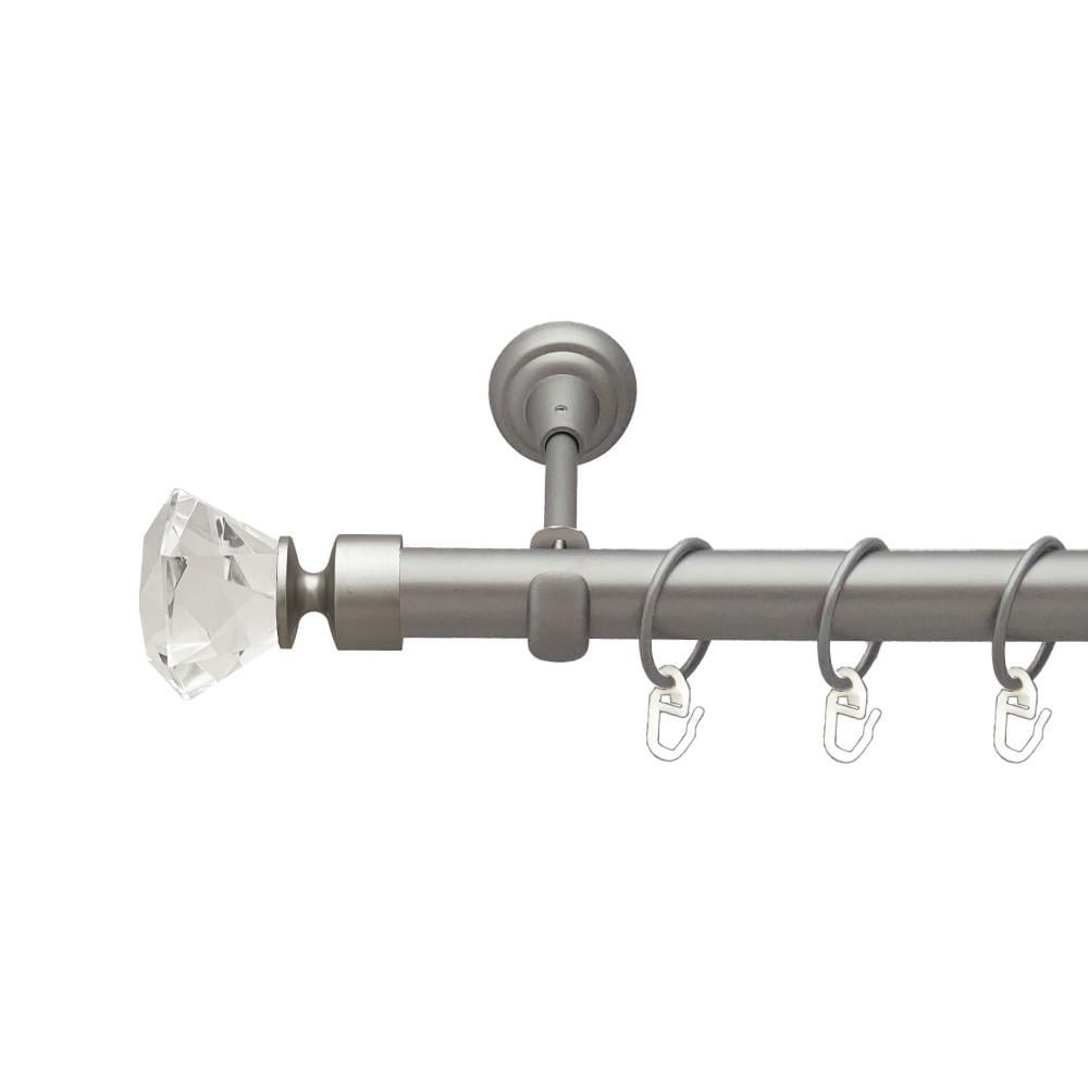 Карниз для штор Orvit Спектралія однорядний гладкий 25 мм 160 см Сатин (6322055)