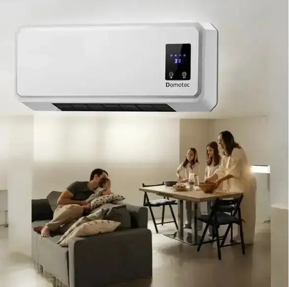 Тепловентилятор настінний Domotec MS-5962 з пультом 2000W (21182125) - фото 7