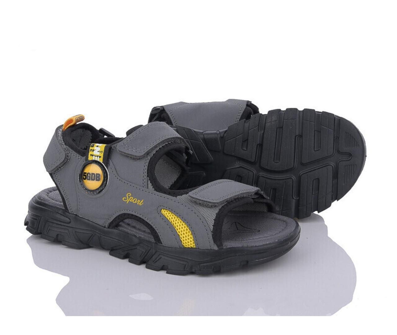 Сандалі для хлопчиків Kimboo 2102-1-32/35 р. 35 Сірий